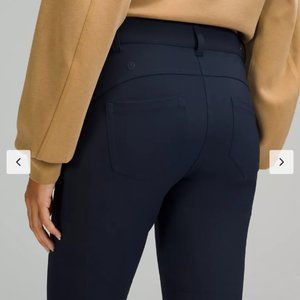 Lululemon City Sleek Slim-Fit 5-Pock High-Rise Pant - True navy, Size 30